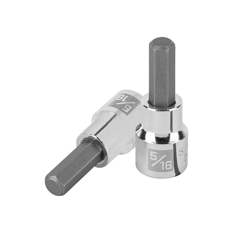 Dados de punta hexagonal, cuadro 3/8" de 5/16"