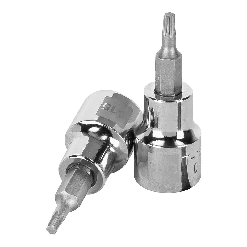 Dados punta torx, cuadro 3/8", t-15