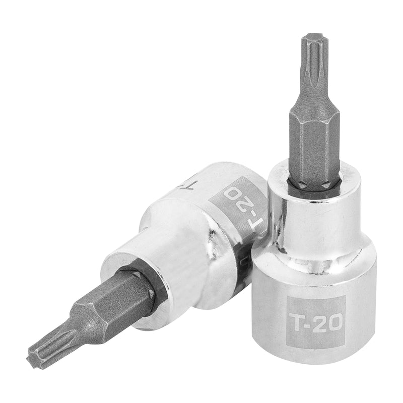 Dados punta torx, cuadro 3/8", t-20