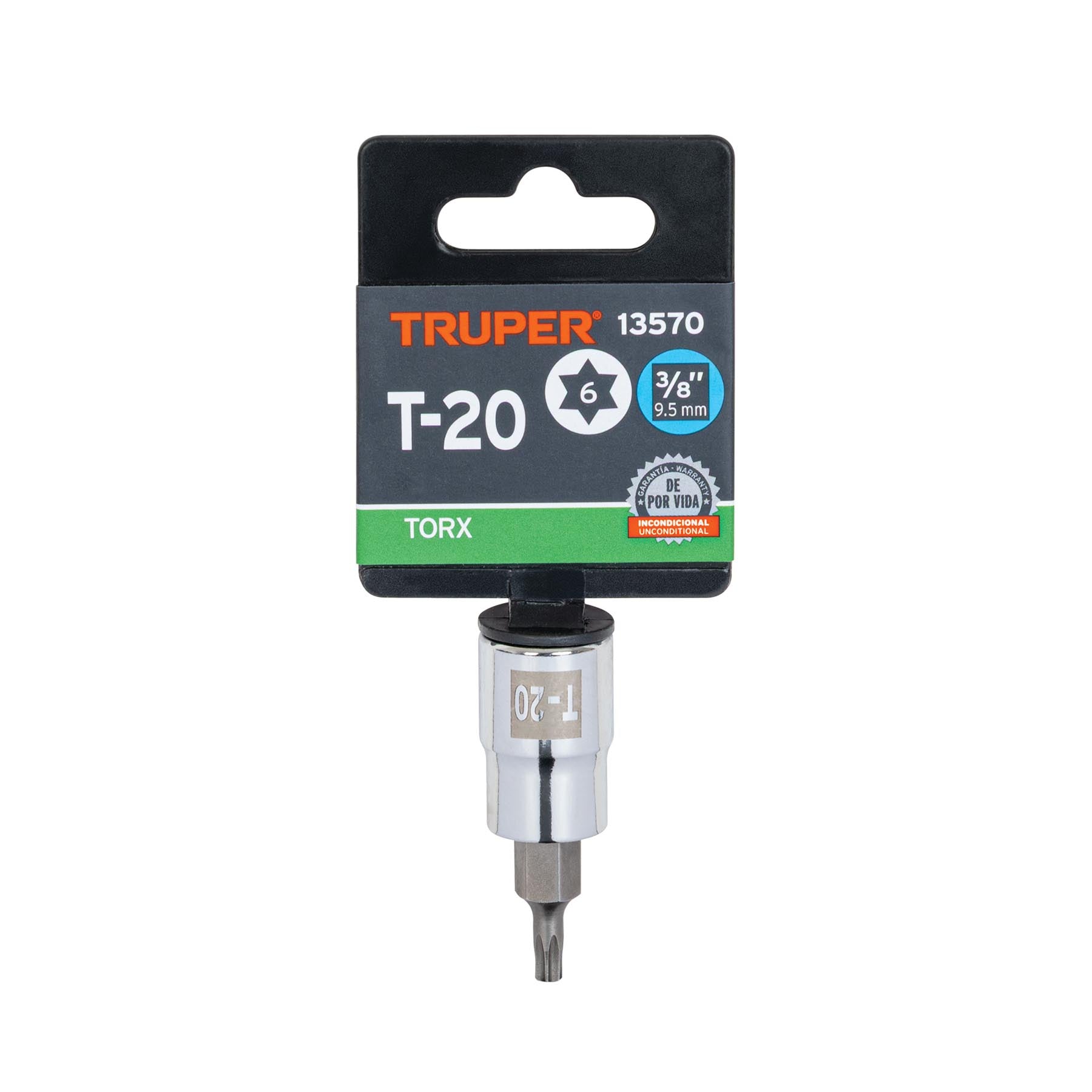 Dados punta torx, cuadro 3/8", t-20