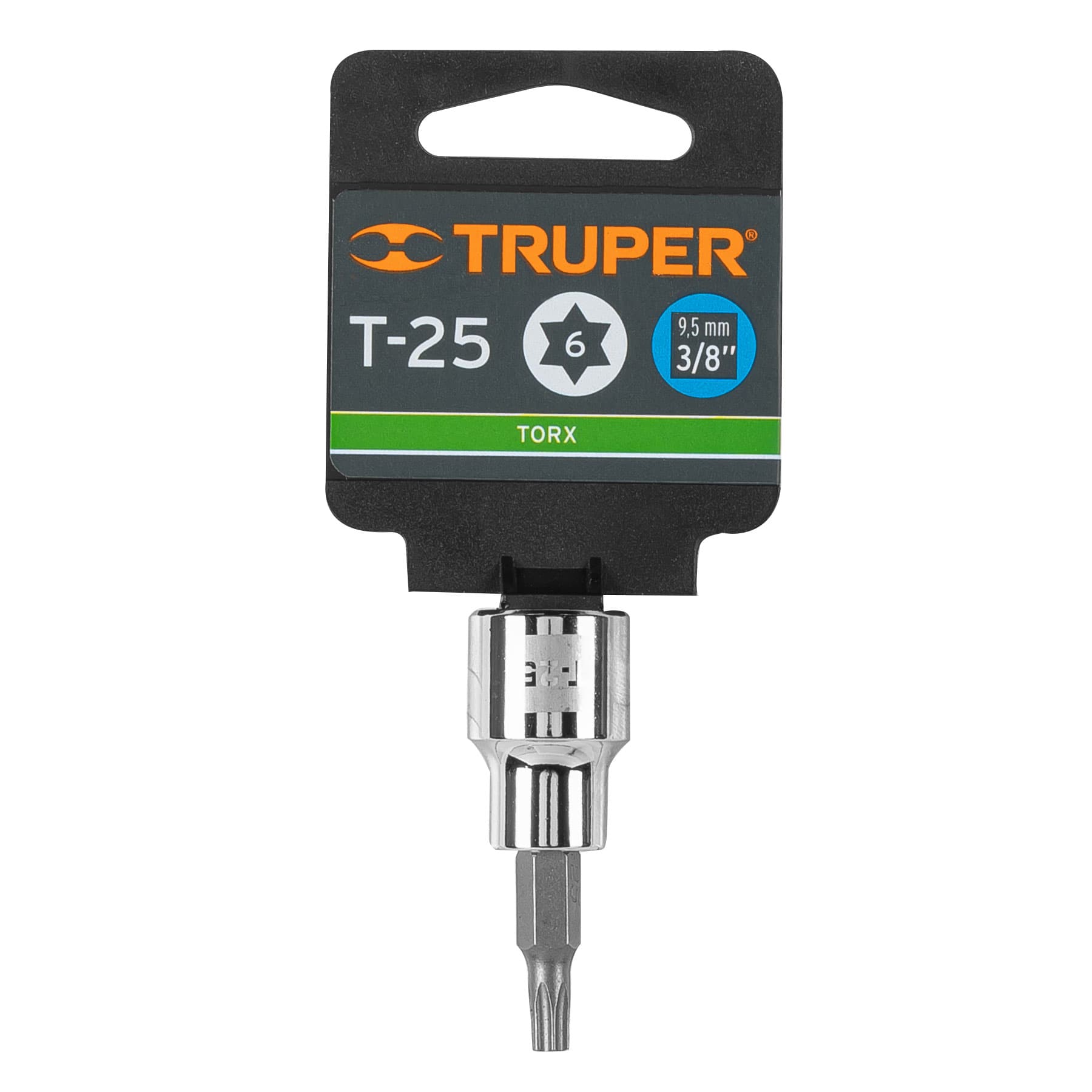 Dados punta torx, cuadro 3/8", t-25