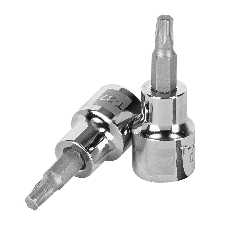 Dados punta torx, cuadro 3/8", t-27