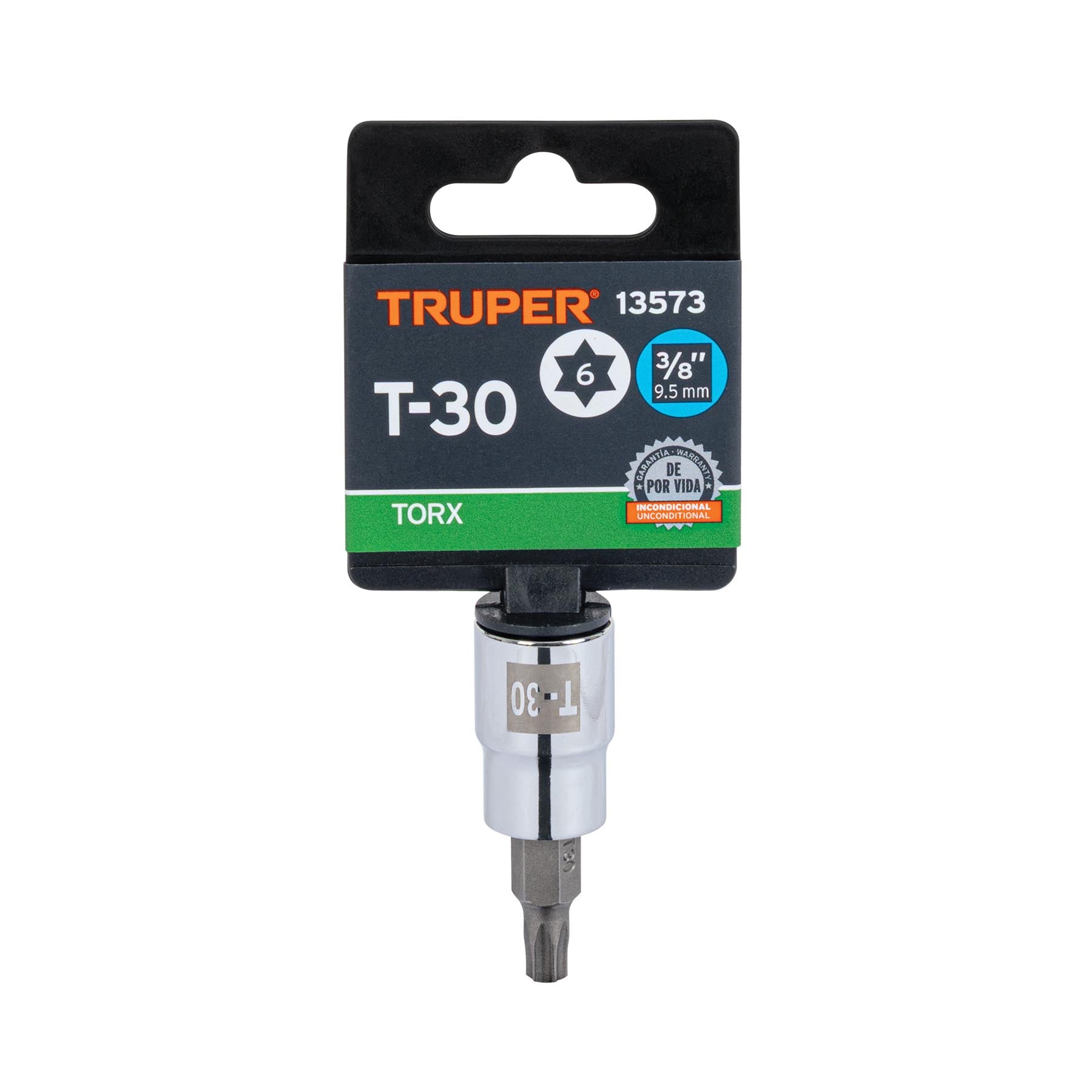 Dados punta torx, cuadro 3/8", t-30