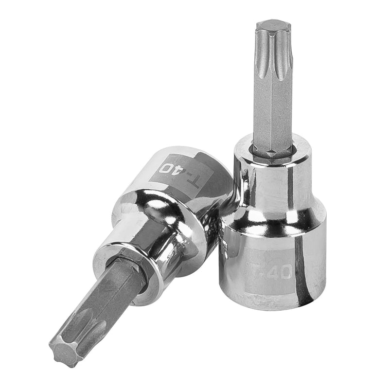 Dados punta torx, cuadro 3/8", t-40