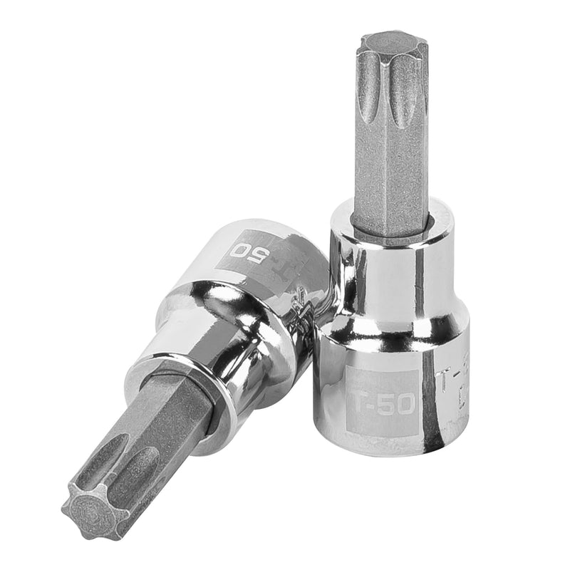 Dados punta torx, cuadro 3/8", t-50