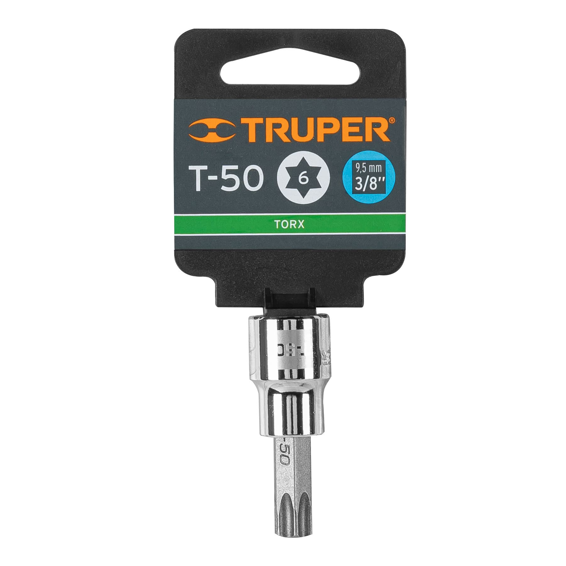 Dados punta torx, cuadro 3/8", t-50