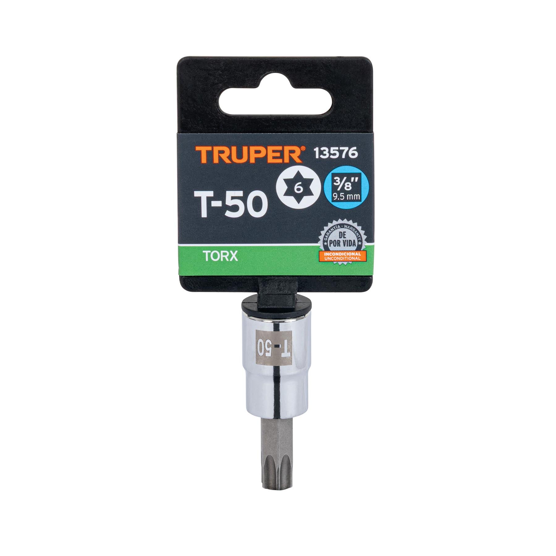 Dados punta torx, cuadro 3/8", t-50