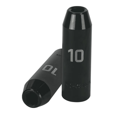 Dado de de impacto, largo, 6 puntas, cuadro 1/2" de 10mm