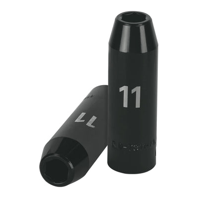 Dado de de impacto, largo, 6 puntas, cuadro 1/2" de 11mm
