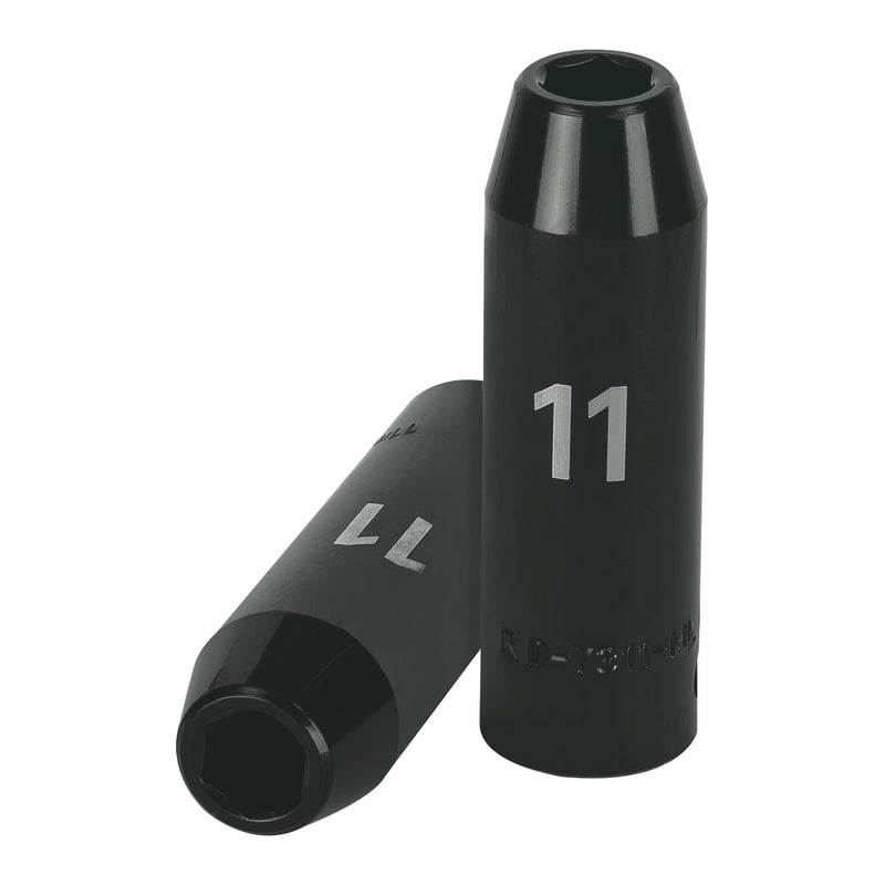 Dado de de impacto, largo, 6 puntas, cuadro 1/2" de 11mm