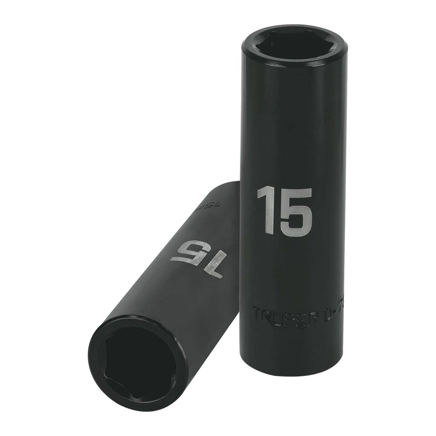 Dado de impacto, largo, 6 puntas, cuadro 1/2" de 15mm