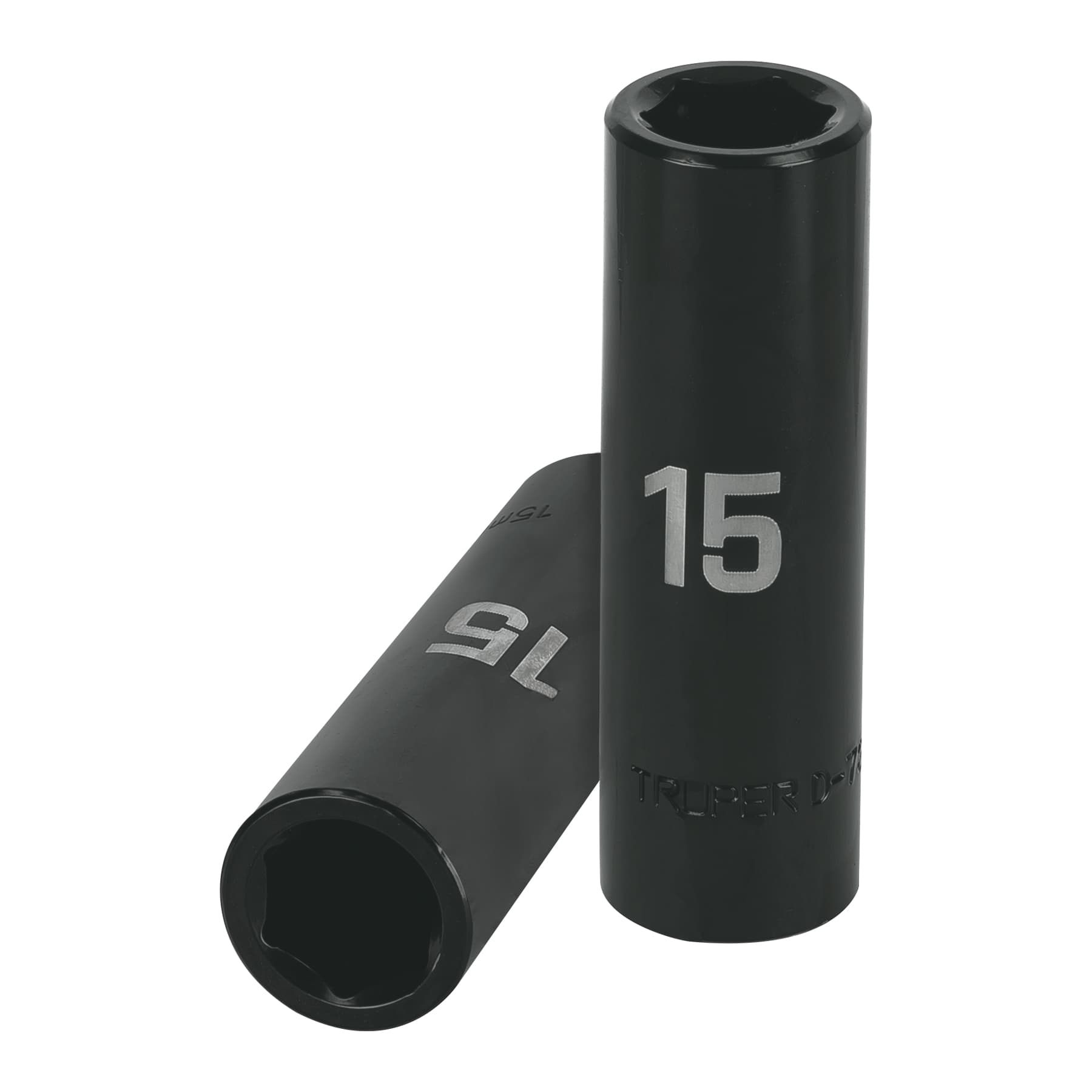 Dado de impacto, largo, 6 puntas, cuadro 1/2" de 15mm