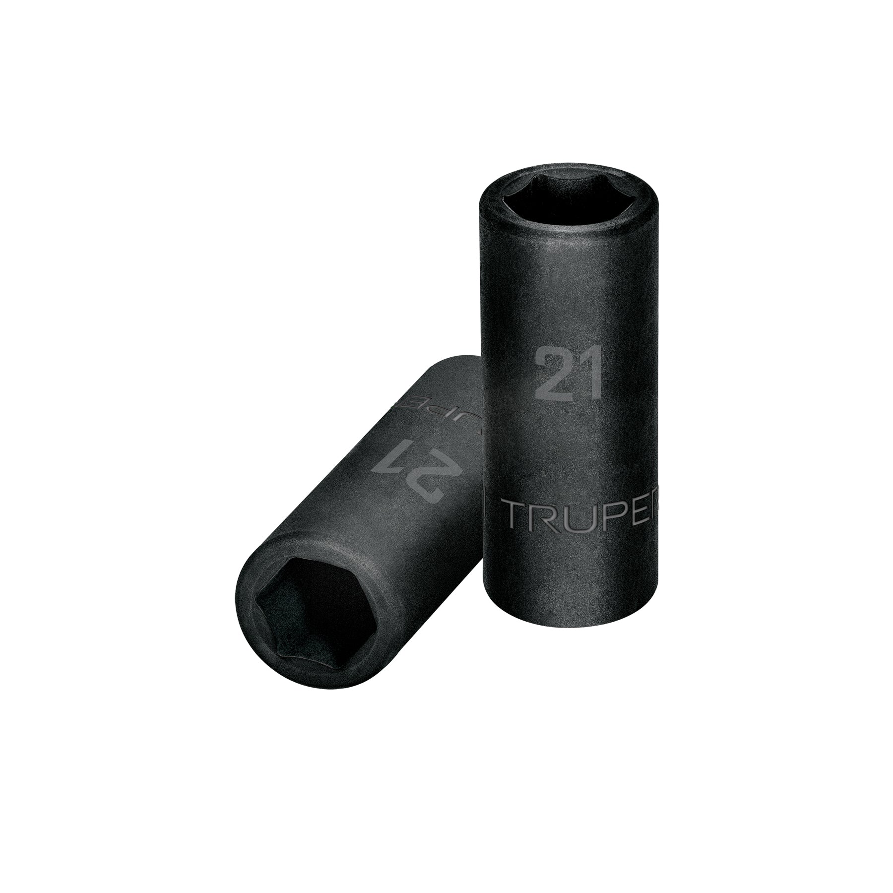 Dado de impacto, largo, 6 puntas, cuadro 1/2" de 21mm