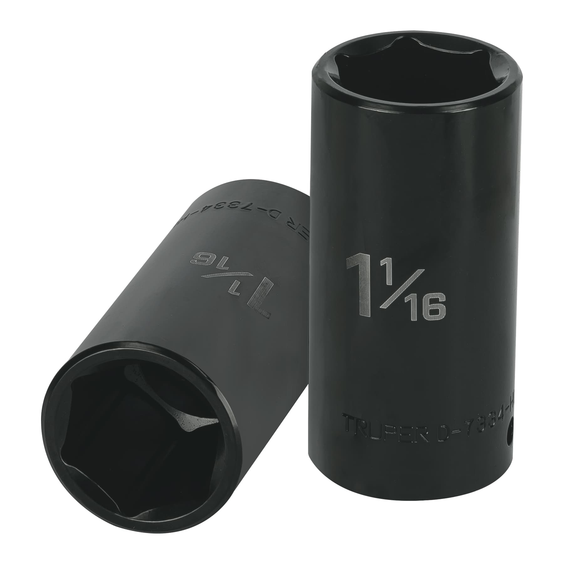 Dado de impacto, 6 puntas, cuadro 1/2" de 1-1/16"..