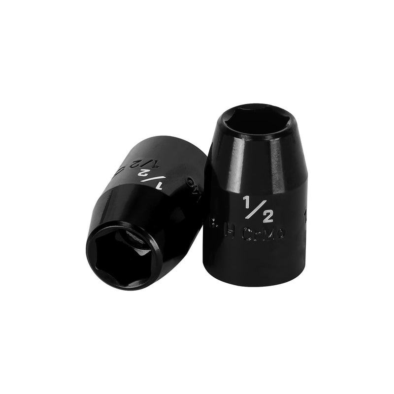Dado de impacto, 6 puntas, cuadro 1/2" de 1/2"