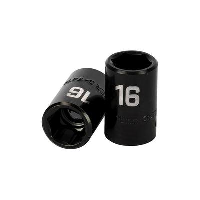 Dado de impacto, 6 puntas, cuadro 1/2" de 16mm