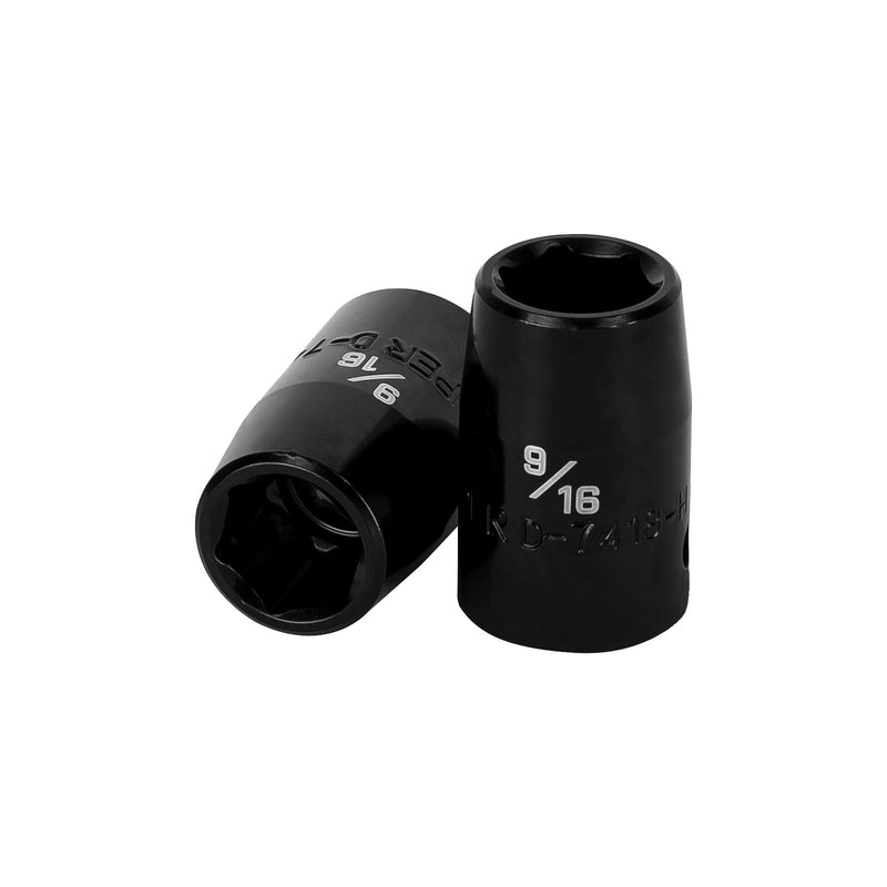 Dado de impacto, 6 puntas, cuadro 1/2" de 9/16"