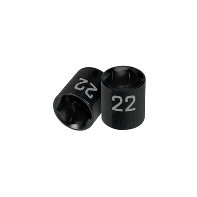Dado de impacto de 22 mm, 6 puntas, cuadro 1/2', Truper