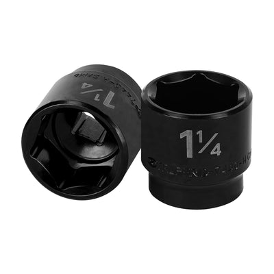 Dado de impacto, 6 puntas, cuadro 1/2" de 1-1/4"