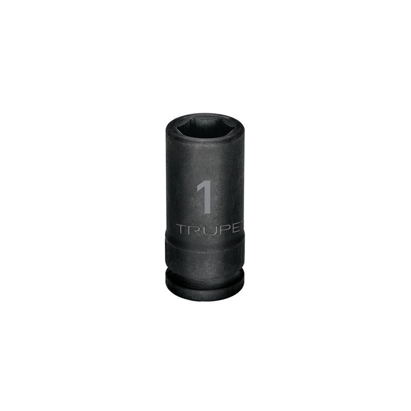 Dado impacto, largo, 6 puntas, cuadro 3/4" de 1"