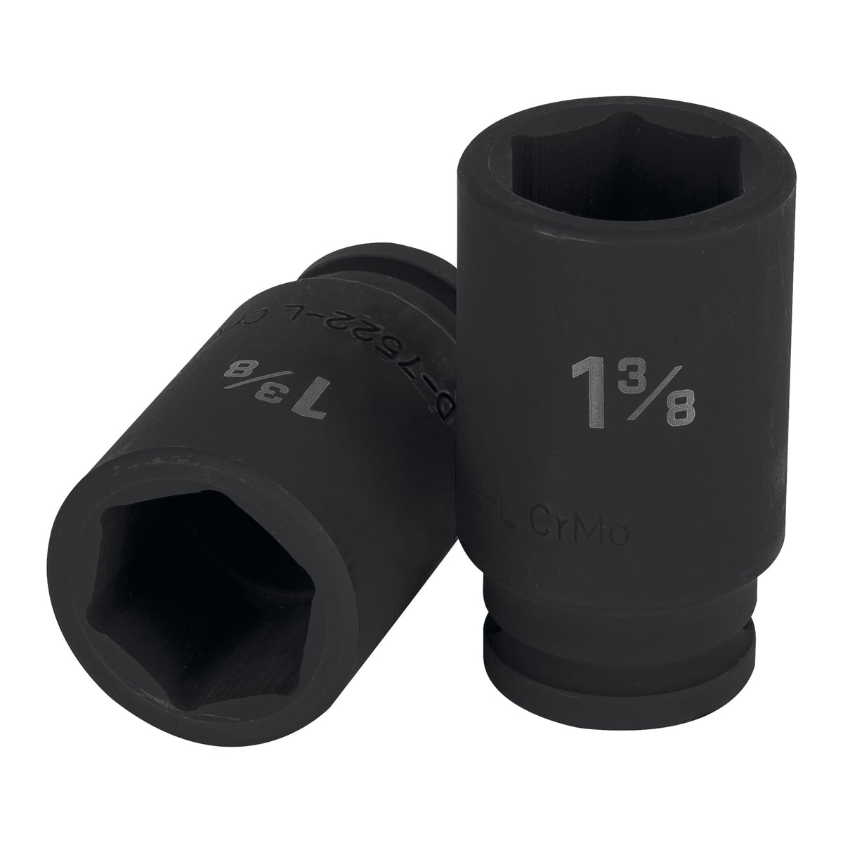 Dado impacto, largo, 6 puntas, cuadro 3/4" de 1-3/8"