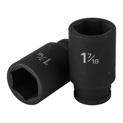 Dado impacto, largo, 6 puntas, cuadro 3/4" de 1-7/16"