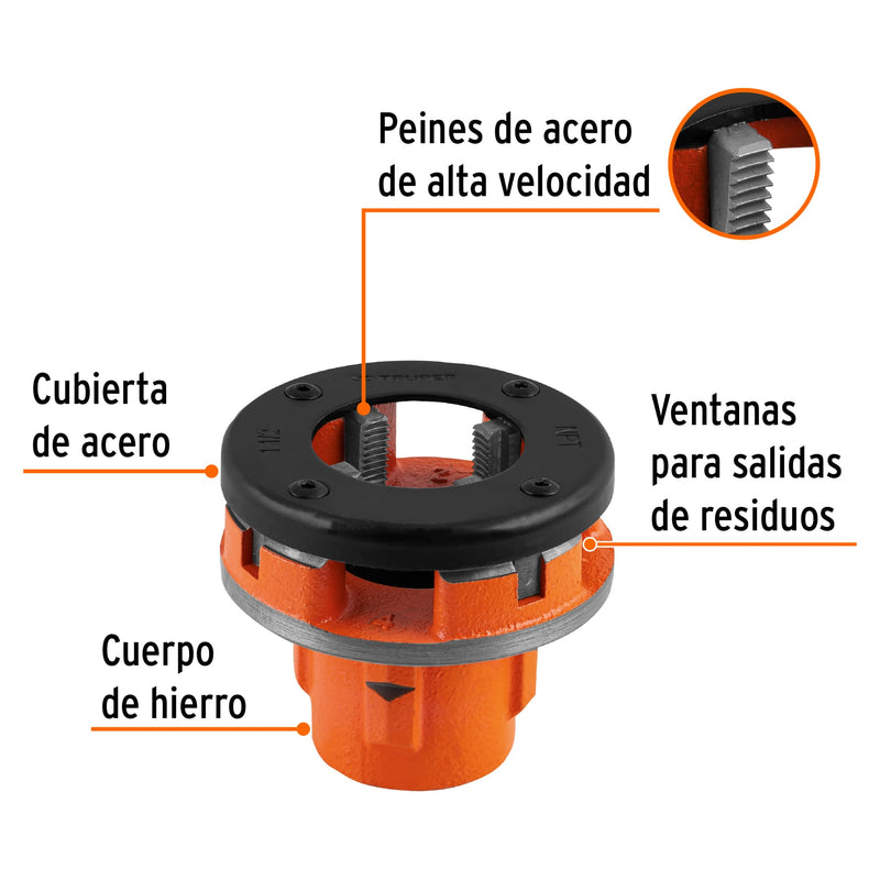Dado de 1 1 /2" p/ tarrajas