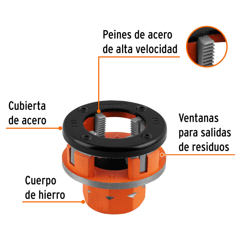 Dado de 1 1 /4" para tarrajas