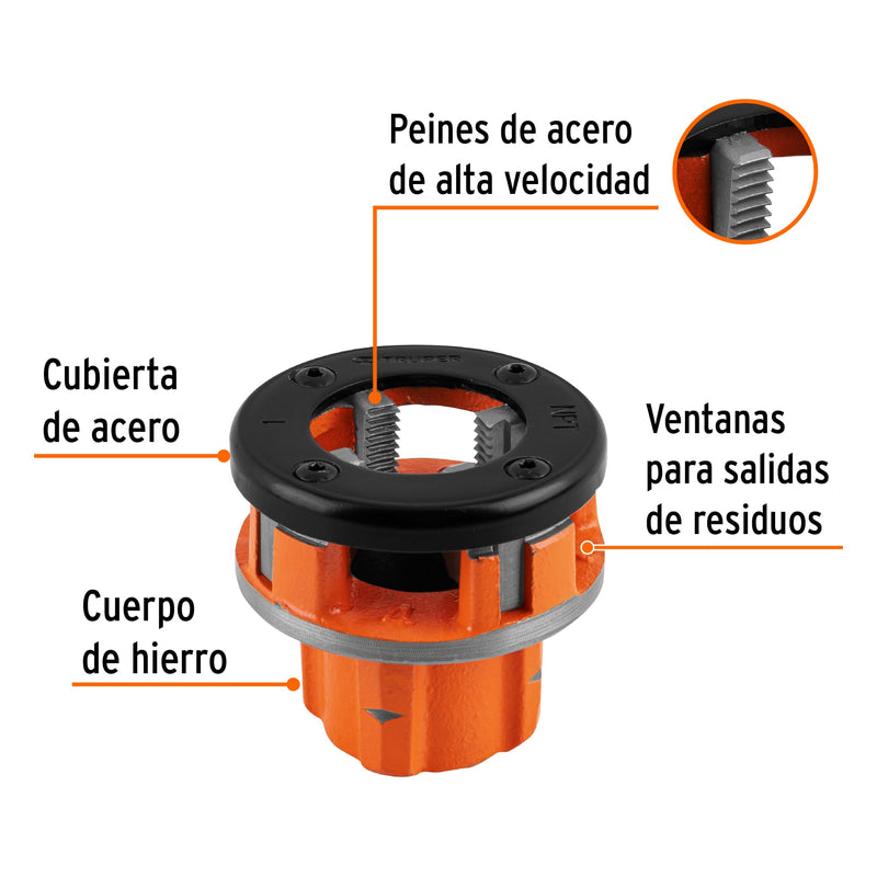 Dado de 1" para tarrajas
