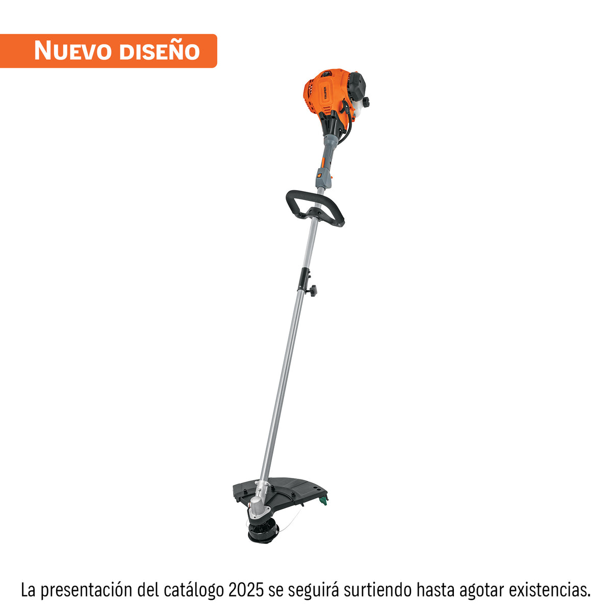 Desbrozadora a gasolina, 30cc, 17" de corte, recta