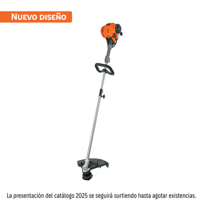 Desbrozadora a gasolina, 30cc, 17" de corte, recta