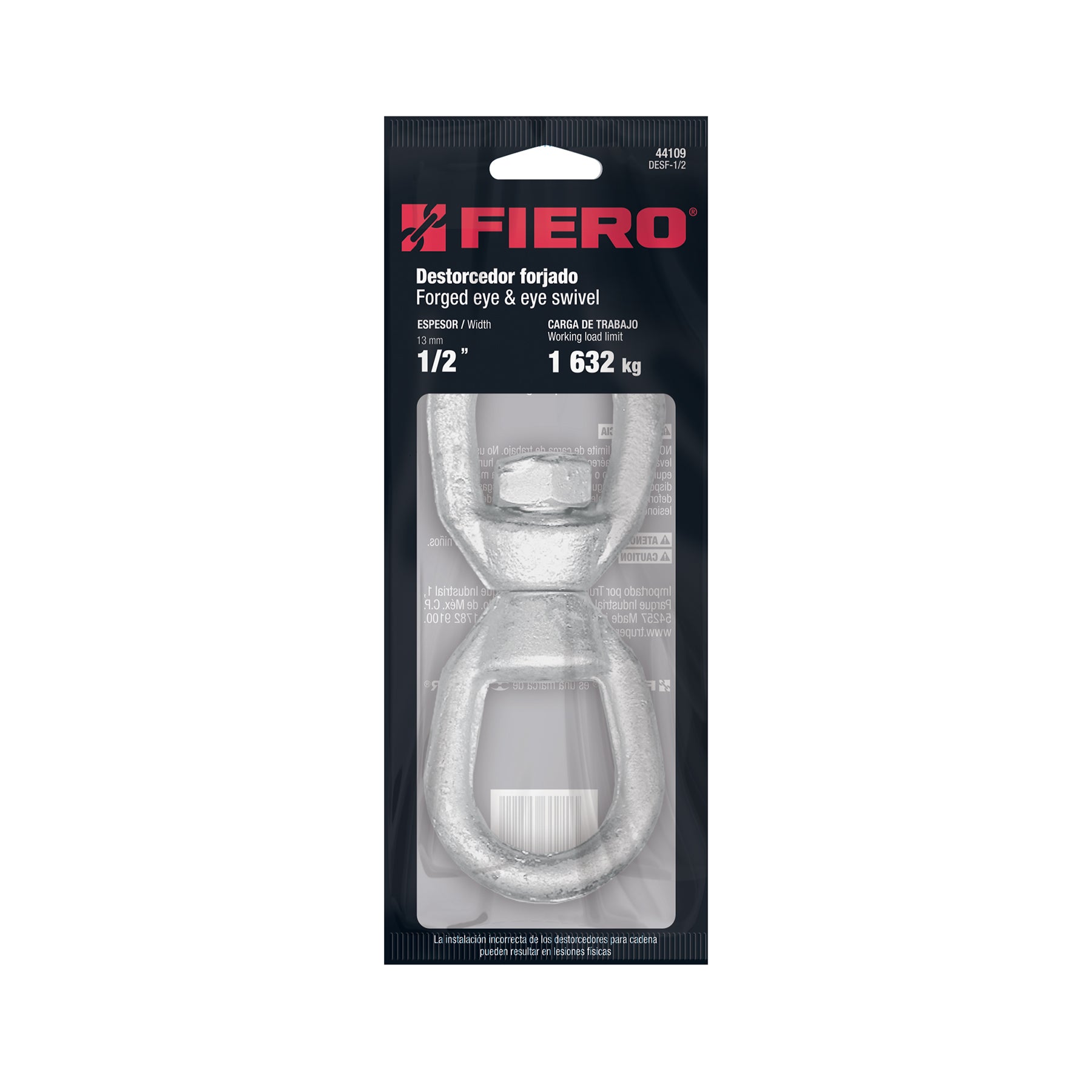 Destorcedor forjado de 1/2"
