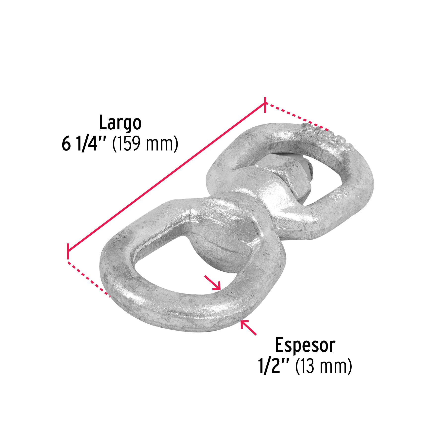 Destorcedor forjado de 1/2"