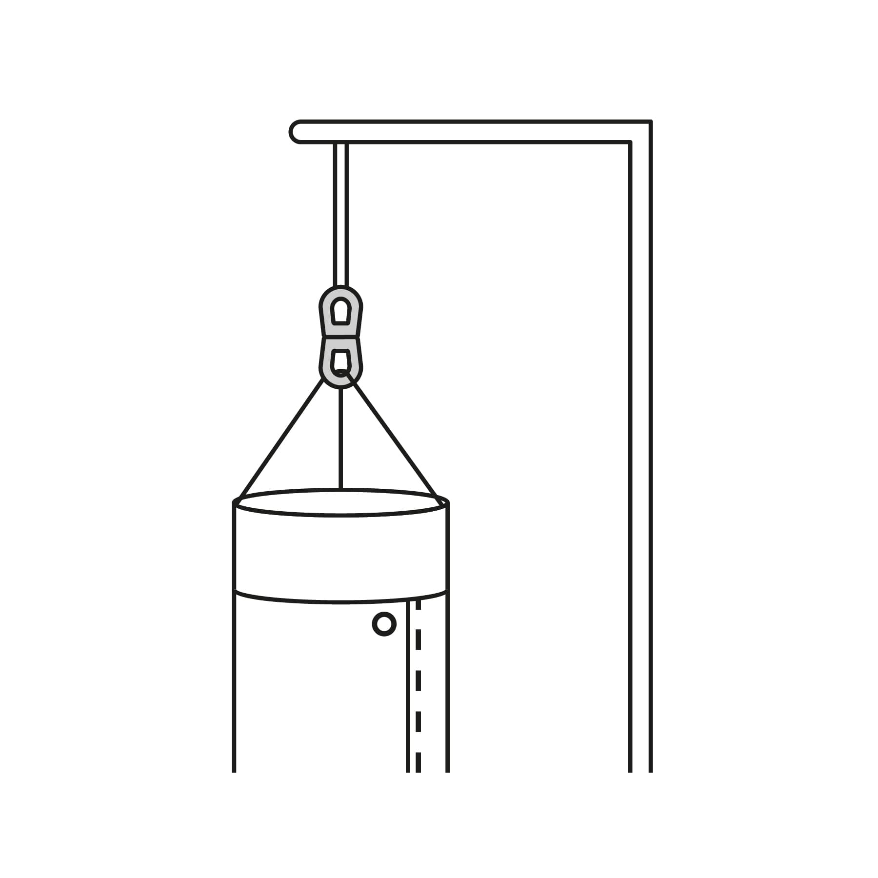 Destorcedor de zinc, para cable de 5/32"