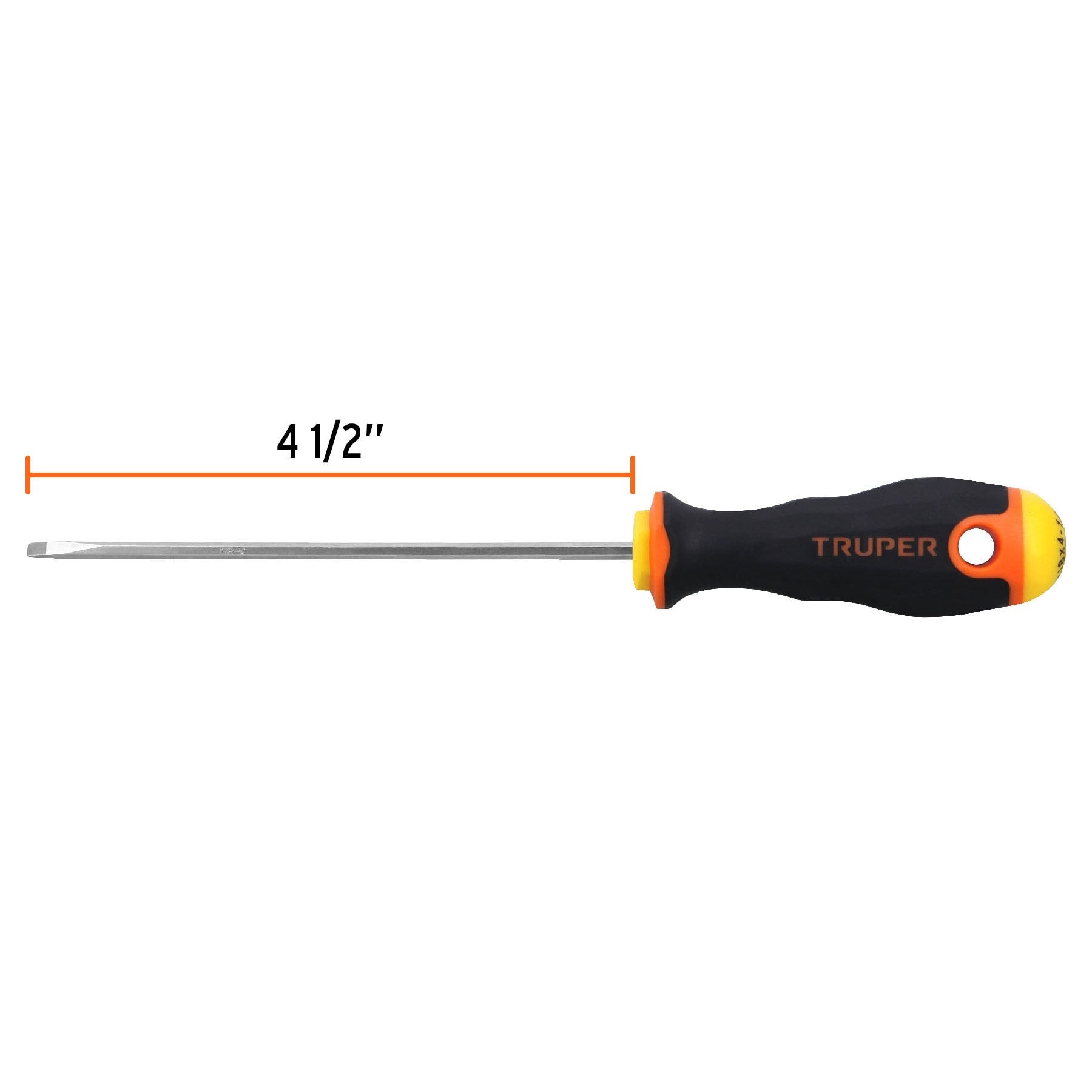 Desarmador cabinet 1/8X4-1/2" mango comfort grip 