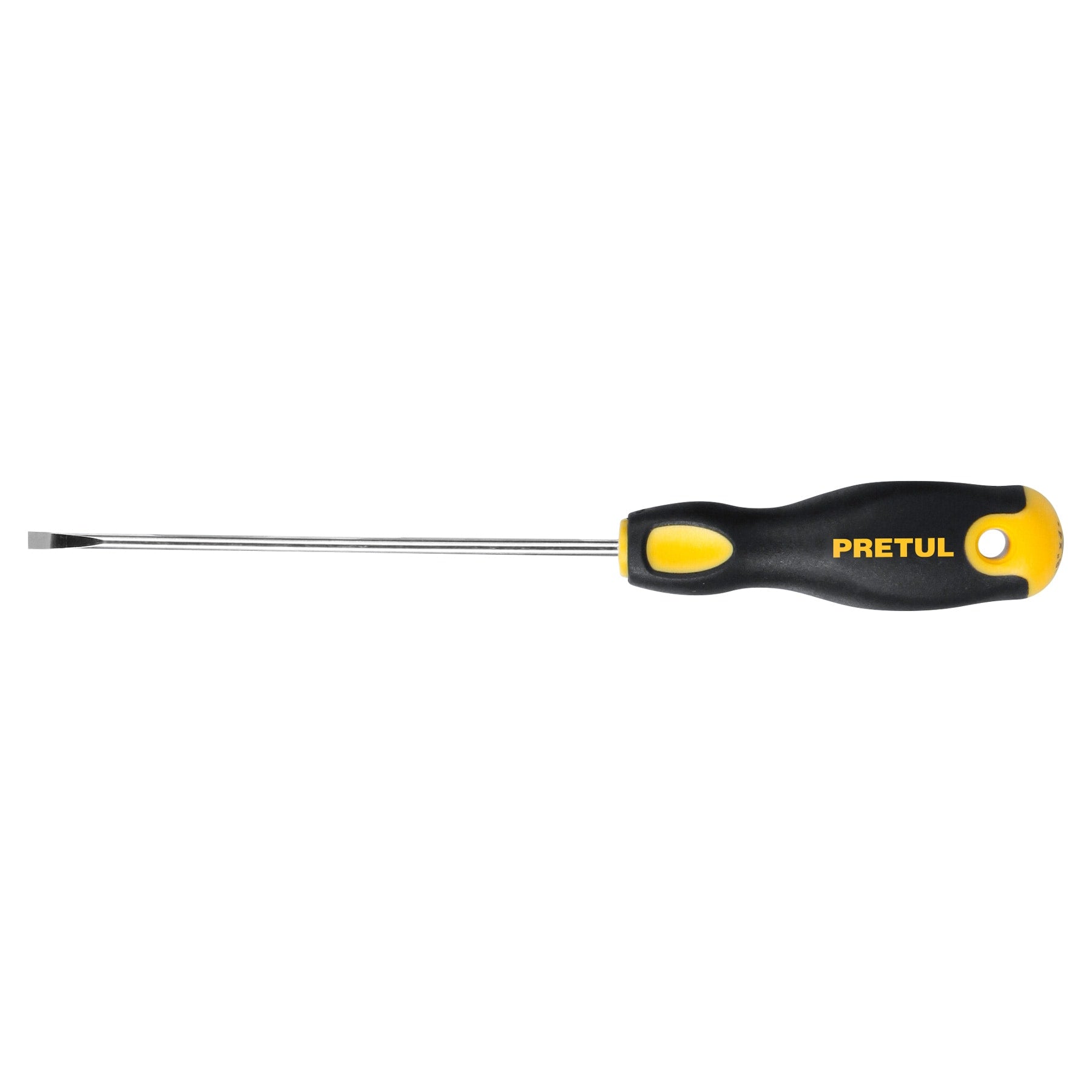 Desarmador cabinet, 1/8 x 6", mango comfort grip, pretul