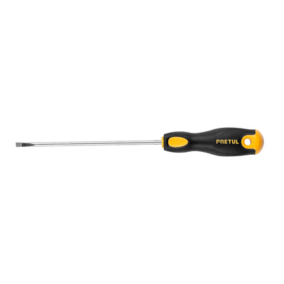 Desarmador cabinet, 3/16 x 6", mango comfort grip, pretul