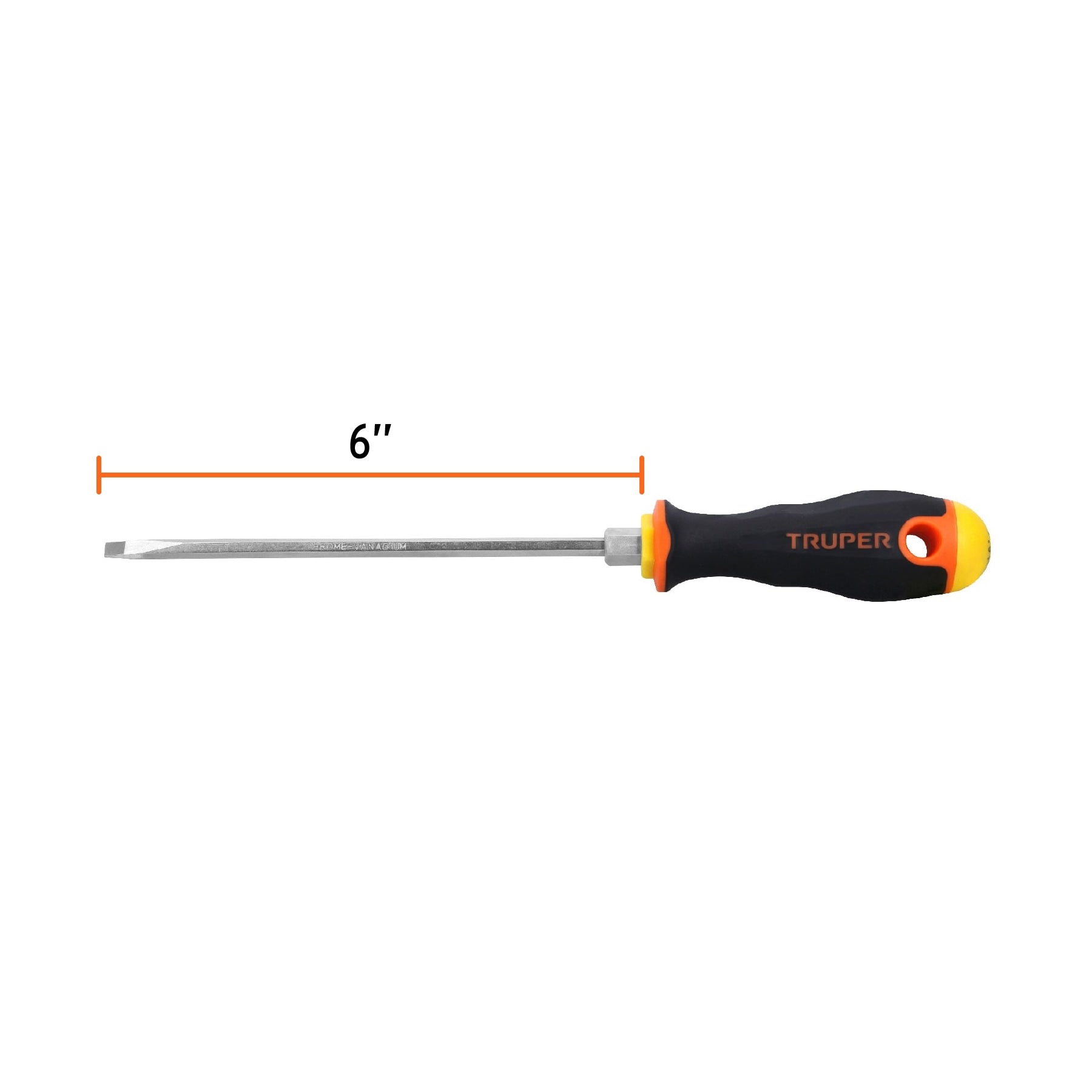 Desarmador cabinet 3/16x6" mango comfort grip