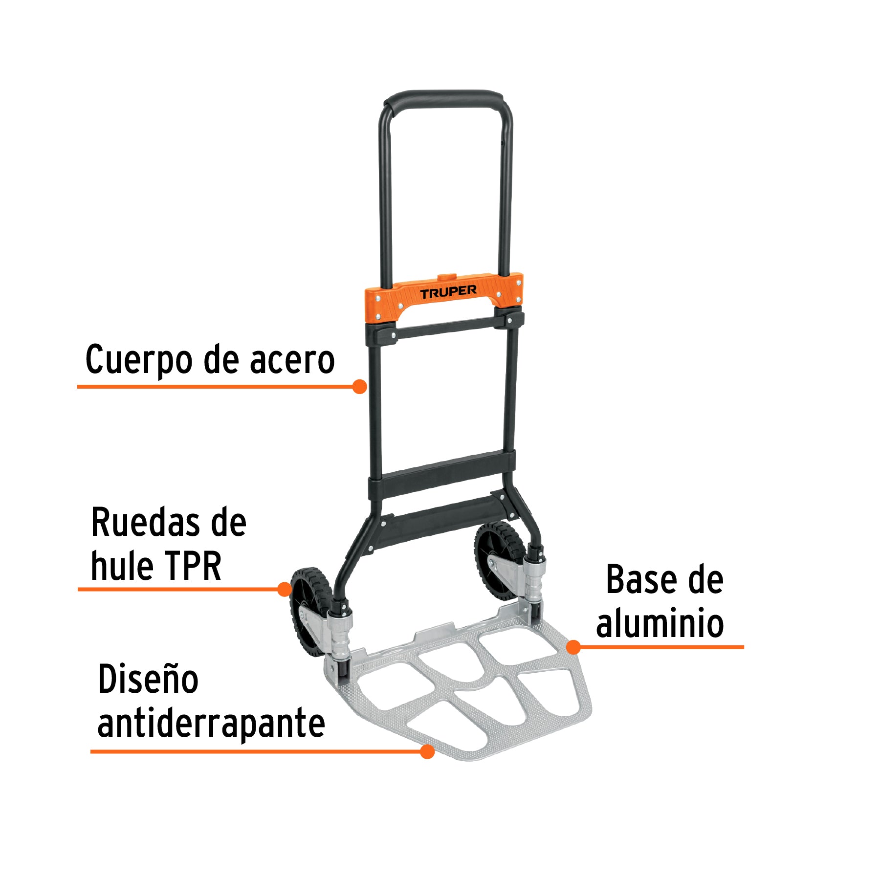 Diablo de carga, plegable, 120 kg, Truper
