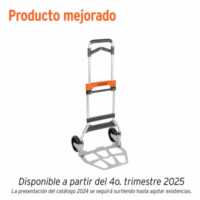 Diablo de carga, plegable, mango abatible, 170 kg, Truper