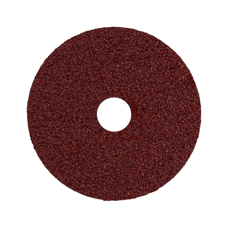 Disco de lija 4-1/2" con respaldo de fibra, grano 24