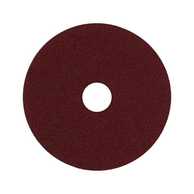 Disco de lija 4-1/2" con respaldo de fibra, grano 80