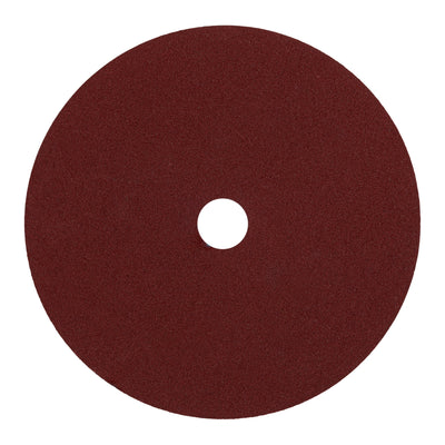 Disco de lija de 7" con respaldo de fibra, grano 120