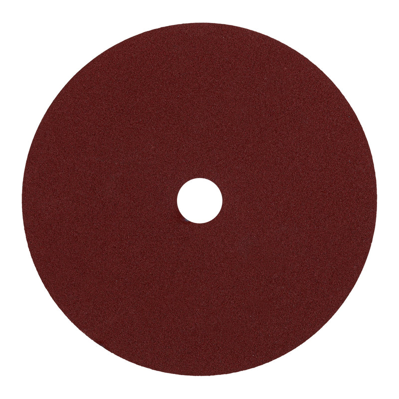 Disco de lija de 7" con respaldo de fibra, grano 120