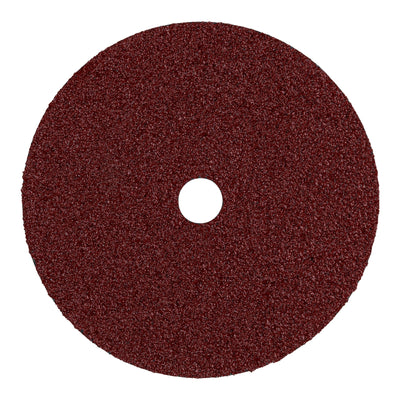 Disco de lija de 7" con respaldo de fibra, grano 24