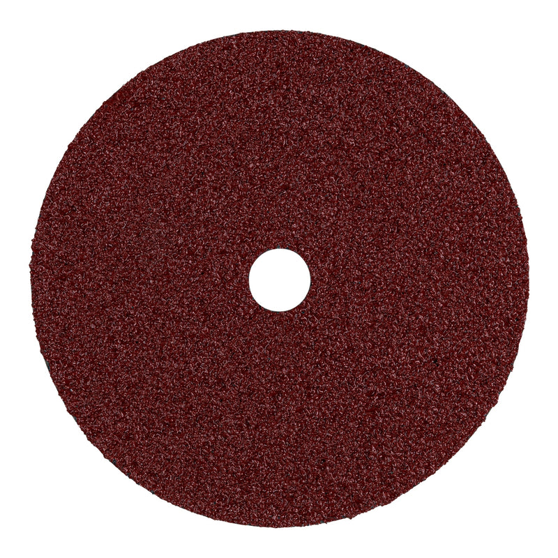 Disco de lija de 7" con respaldo de fibra, grano 24