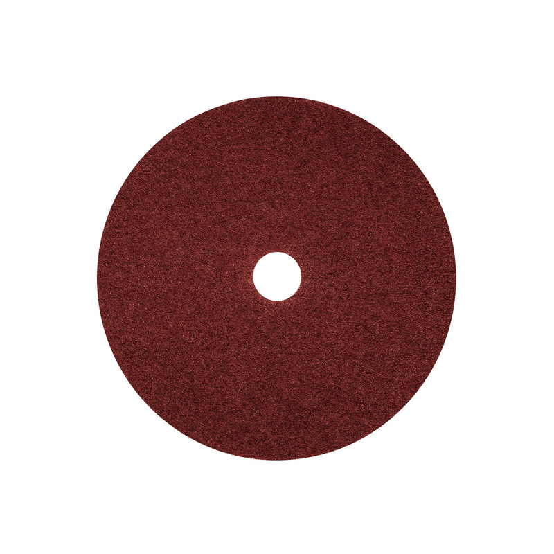 Disco de lija de 7" con respaldo de fibra, grano 50