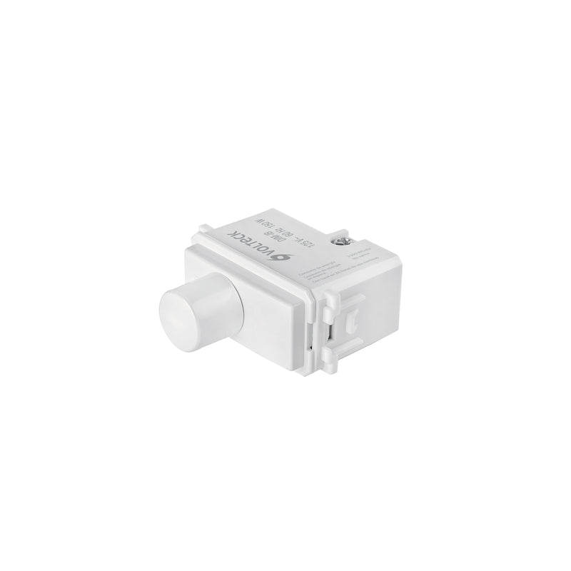 Dimmer giratorio, línea Italiana, color blanco
