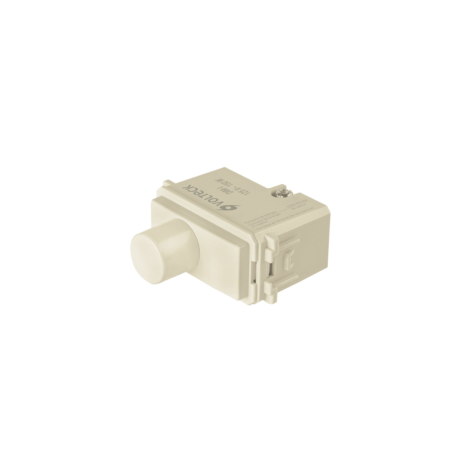 Dimmer giratorio, línea Italiana, marfil