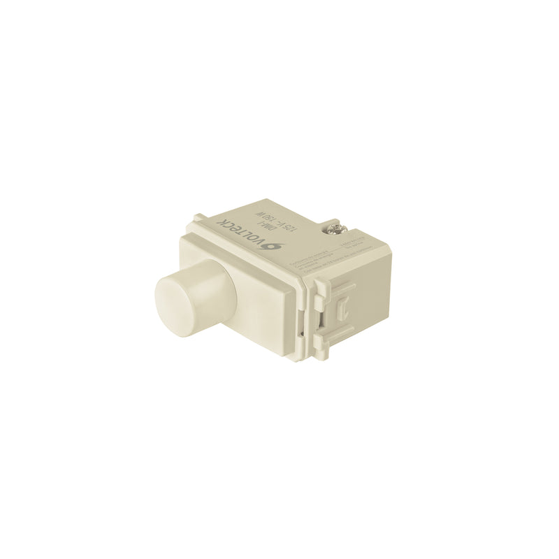 Dimmer giratorio, línea Italiana, marfil